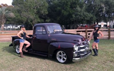1954 Chevy step side pickup truck