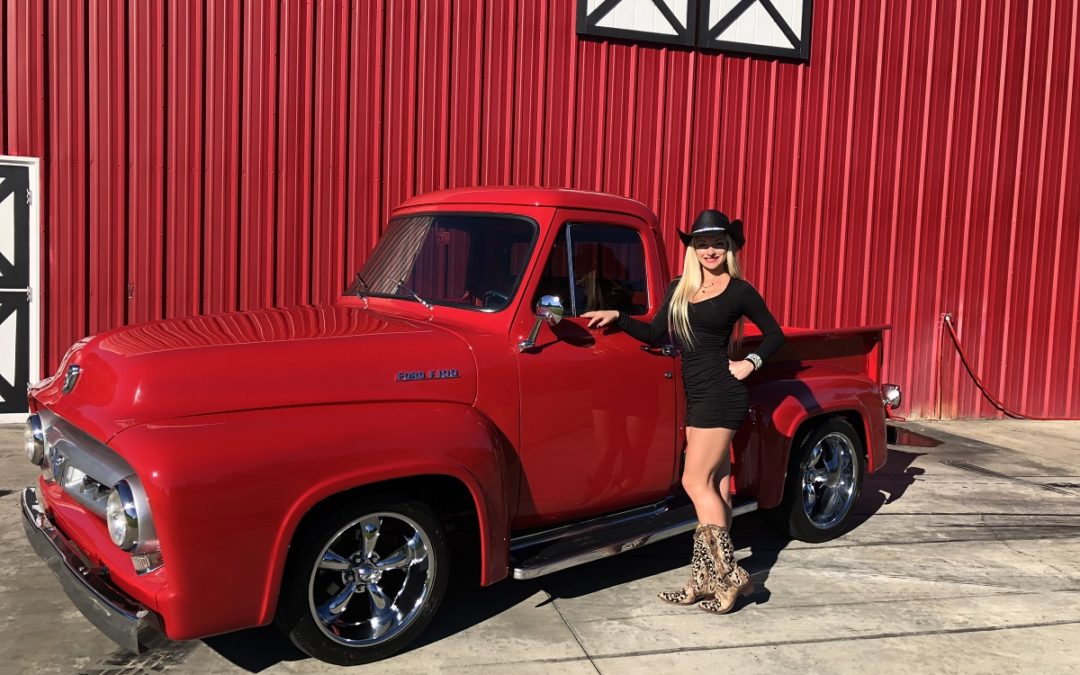 1953 Ford F100 Red