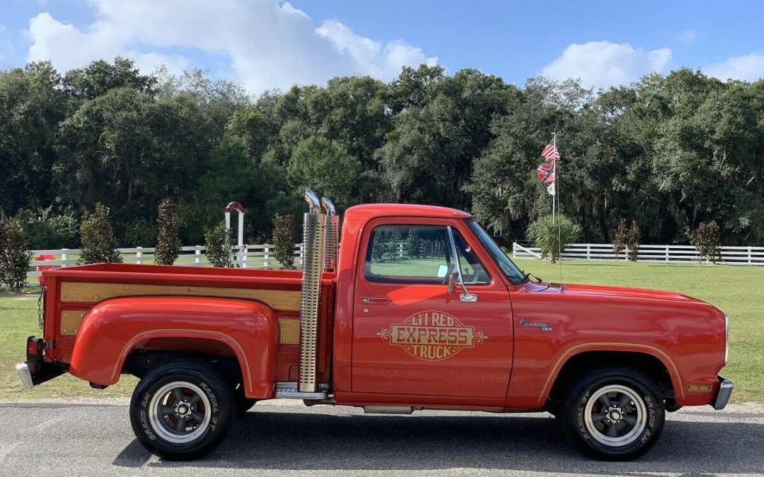 1979 Dodge Lil Red Express Truck Classic Dodge Lil Red Express Truck Adventurer D150 LRE $21900
